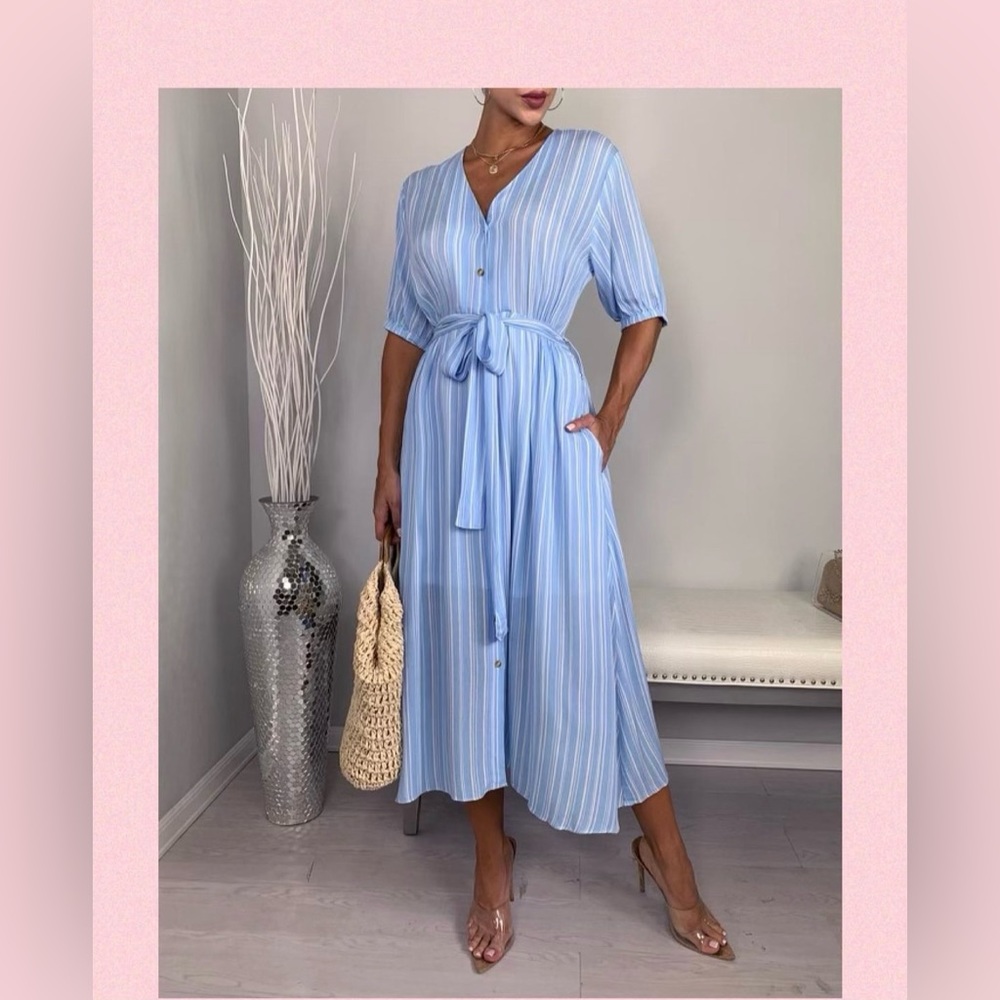 Maxi Blue Dress